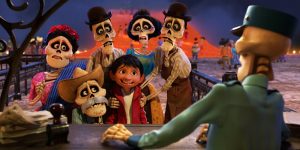 An unusual family reunion in Coco. | Credit: Disney Pixar