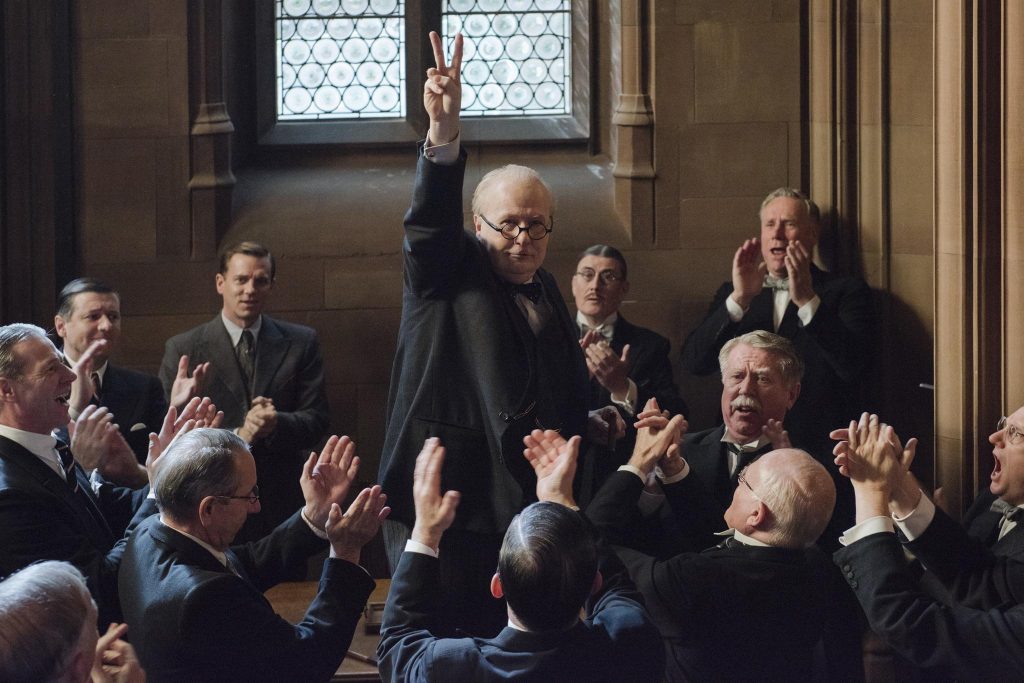 Gary Oldman as Winston Churchill in The Darkest Hour. | Photo: Focus Features