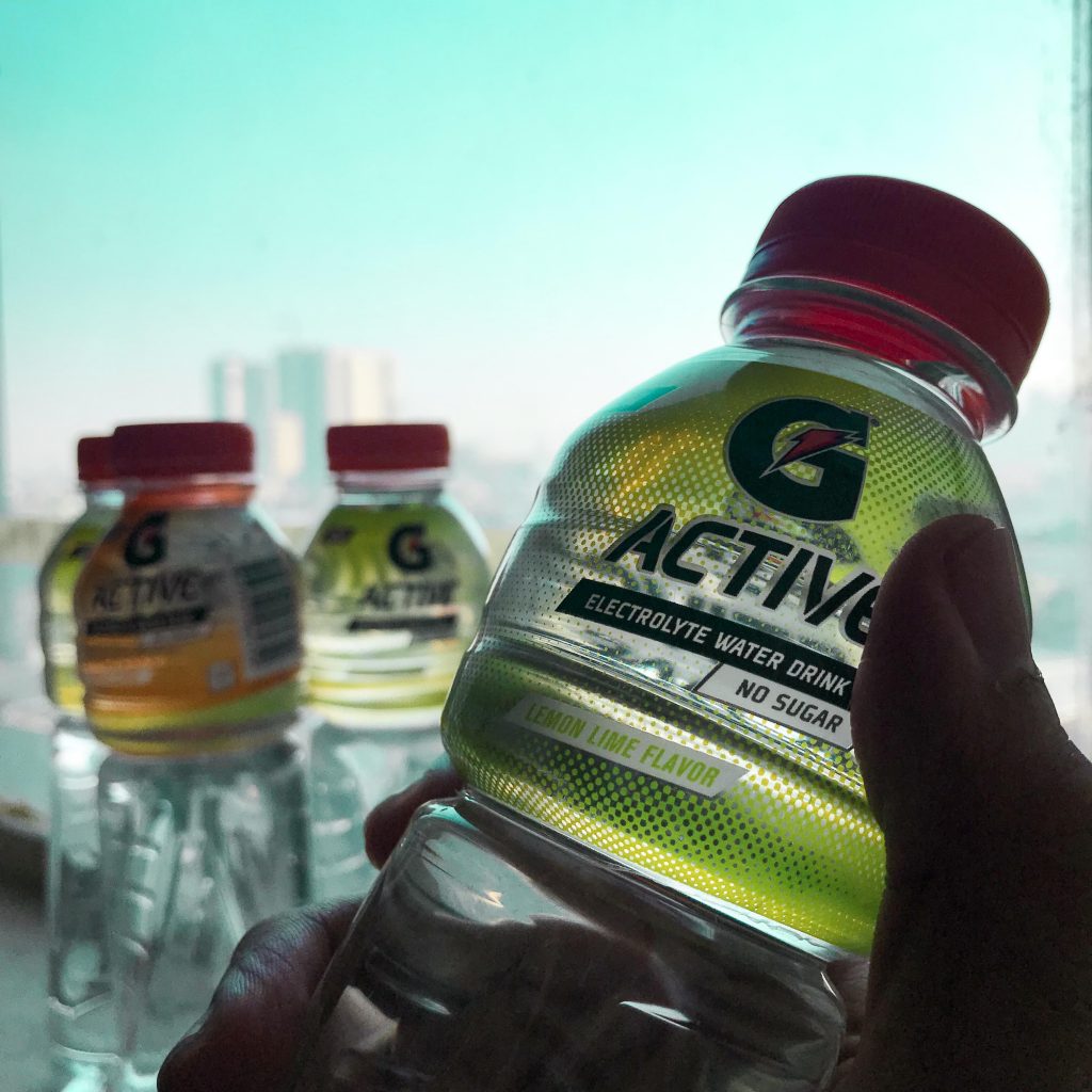 Craving for soft drinks? Have Gatorade G Active instead! 