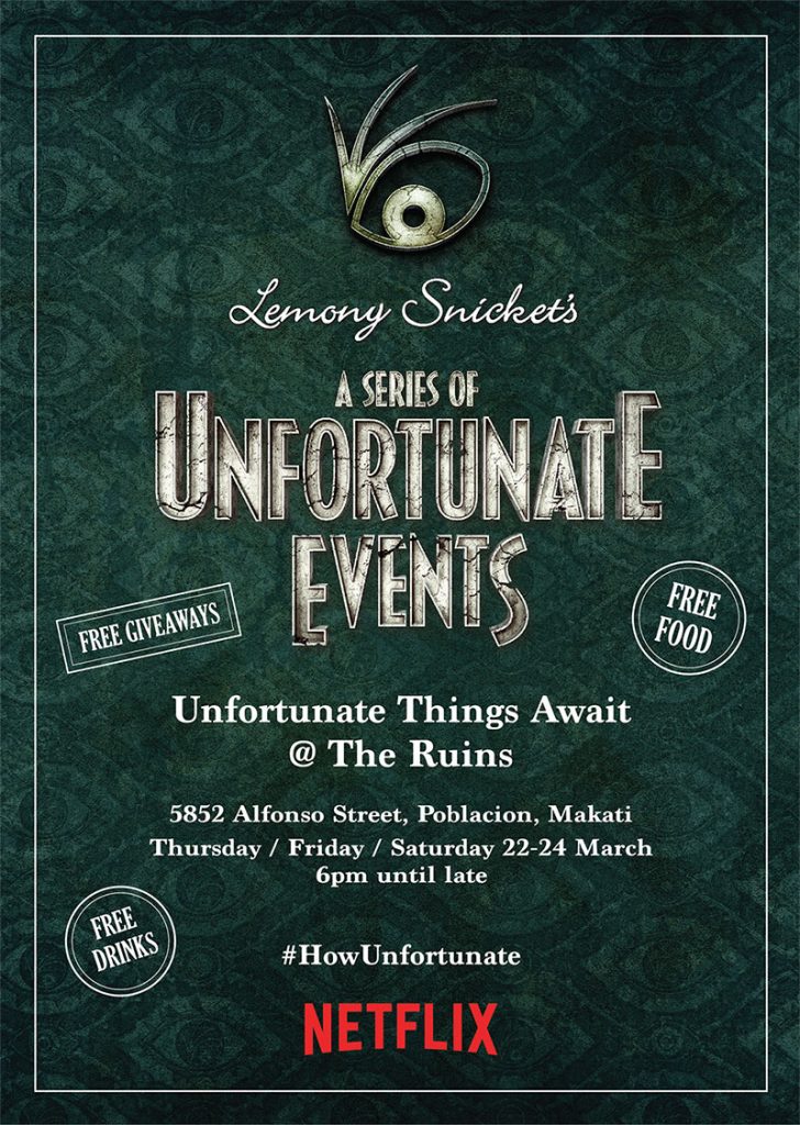 Experience Unfortunate Things @ The Ruins this weekend. 