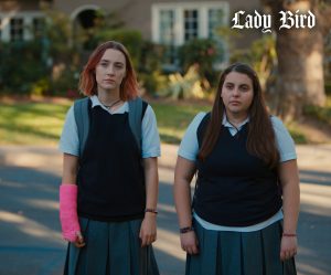 Saoirse Ronan and Beanie Feldstein in Lady Bird. 