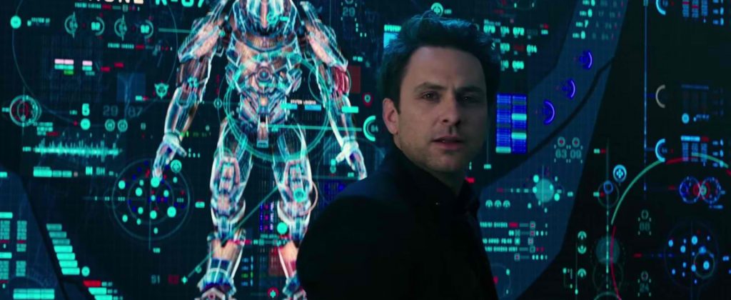 Charlie Day returns in Pacific Rim Uprising as Dr. Newt Geiszler.