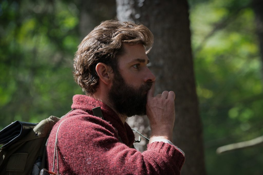 John Krasinski plays Lee Abbott in A QUIET PLACE. | Credit: United International Pictures