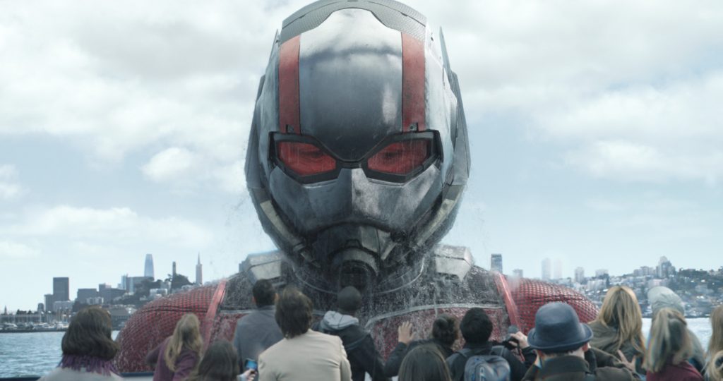 Ant-Man/Scott Lang in his Giant-Man form (Paul Rudd) in Ant-Man and the Wasp. | Credit: Marvel