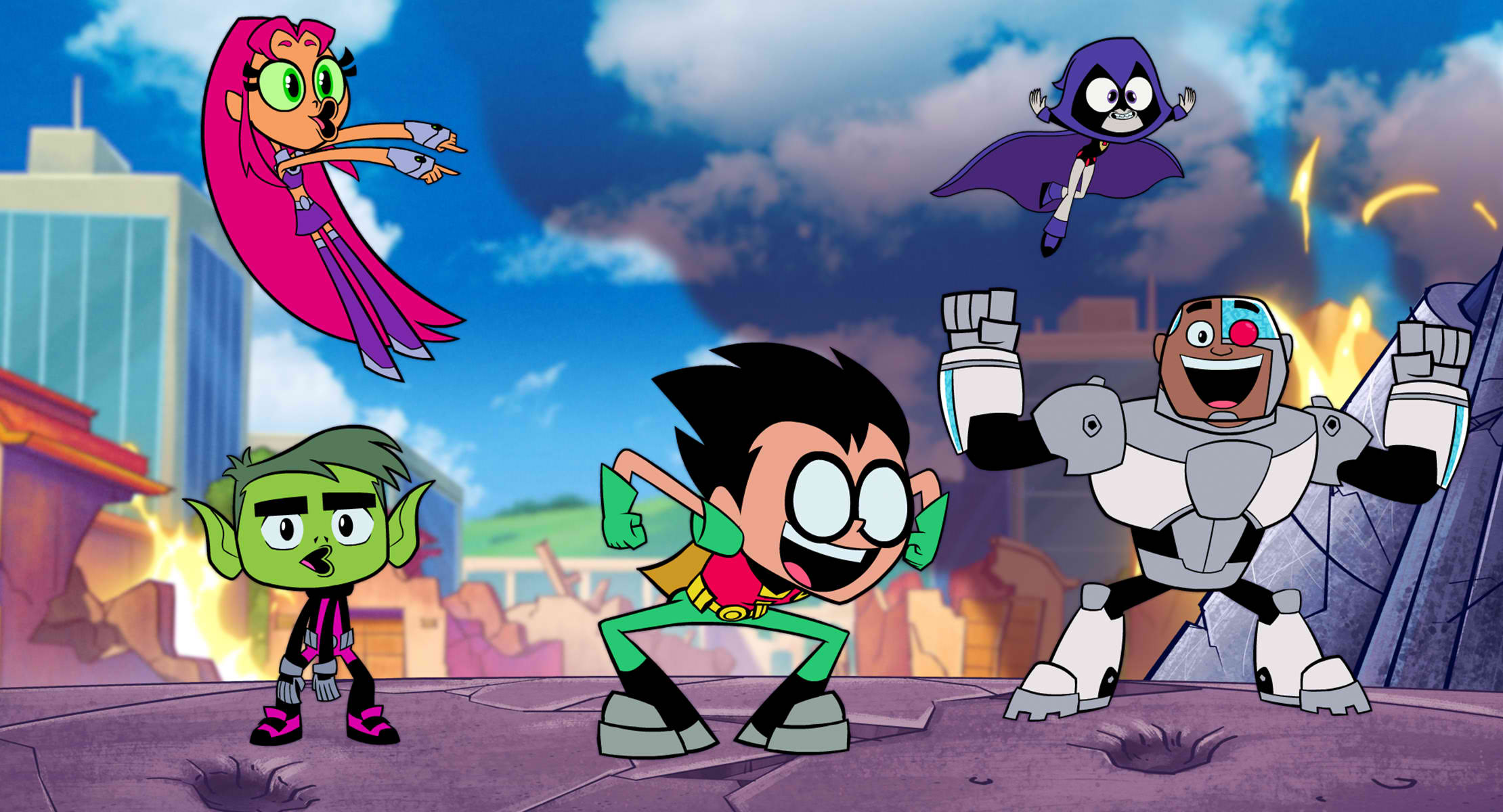 The Teen Titans jumped from TV to the big screen in their debut movie. | Credit: Warner Bros. Pictures