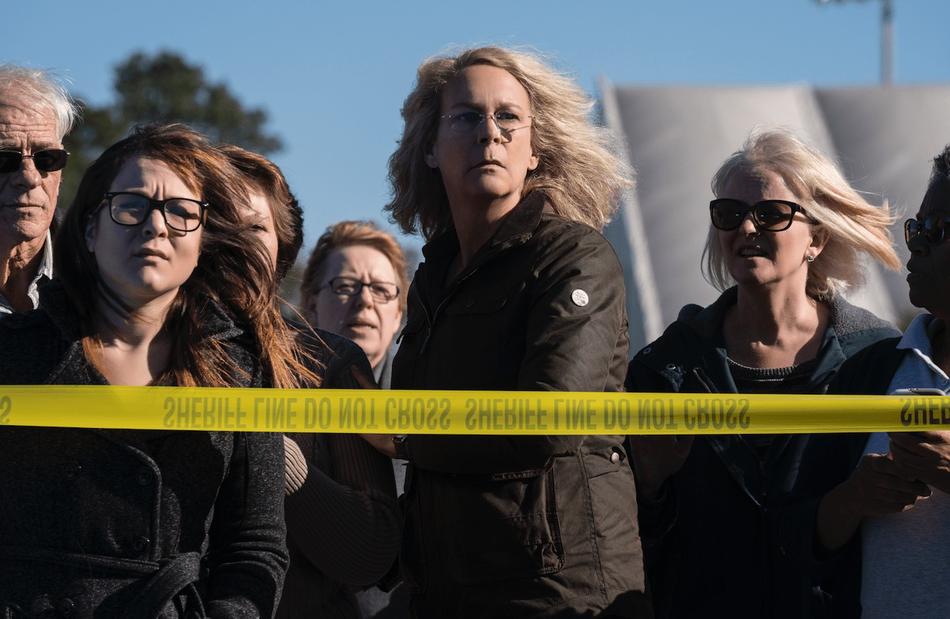 Jamie Lee Curtis returns for blood as Laurie Strode in Halloween. | Credit: United International Pictures