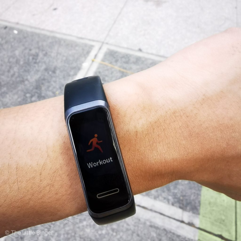 Track your workouts with Huawei Band 4 | The Little Binger