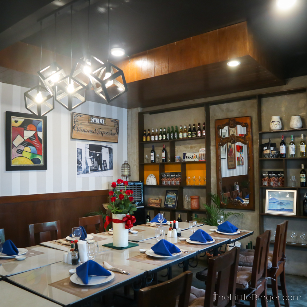 Experience an intimate dining experience at Galli Spanish Restaurant in Tagaytay. | The Little Binger