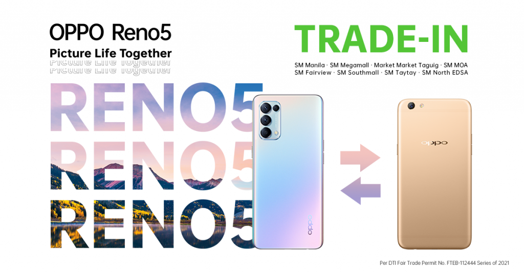 LOOK: Trade Your OPPO F Series to the New OPPO Reno5 4G