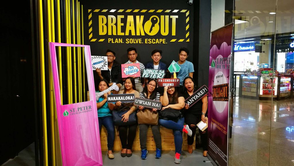 The bloggers' shot after the game of Breakout x St Peter Life Plans.