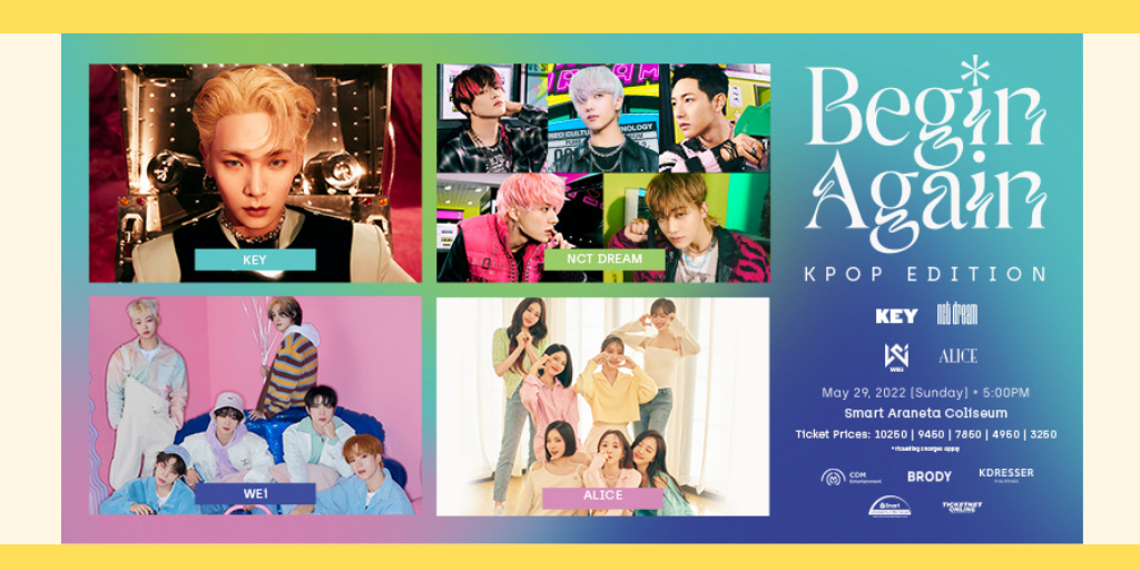 "Begin Again: KPop Edition" with NCT DREAM, SHINee’s KEY, WEi, and ALICE