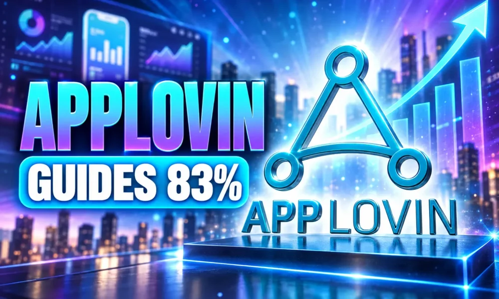 AppLovin stock 83% EBITDA margin Q3 2026
