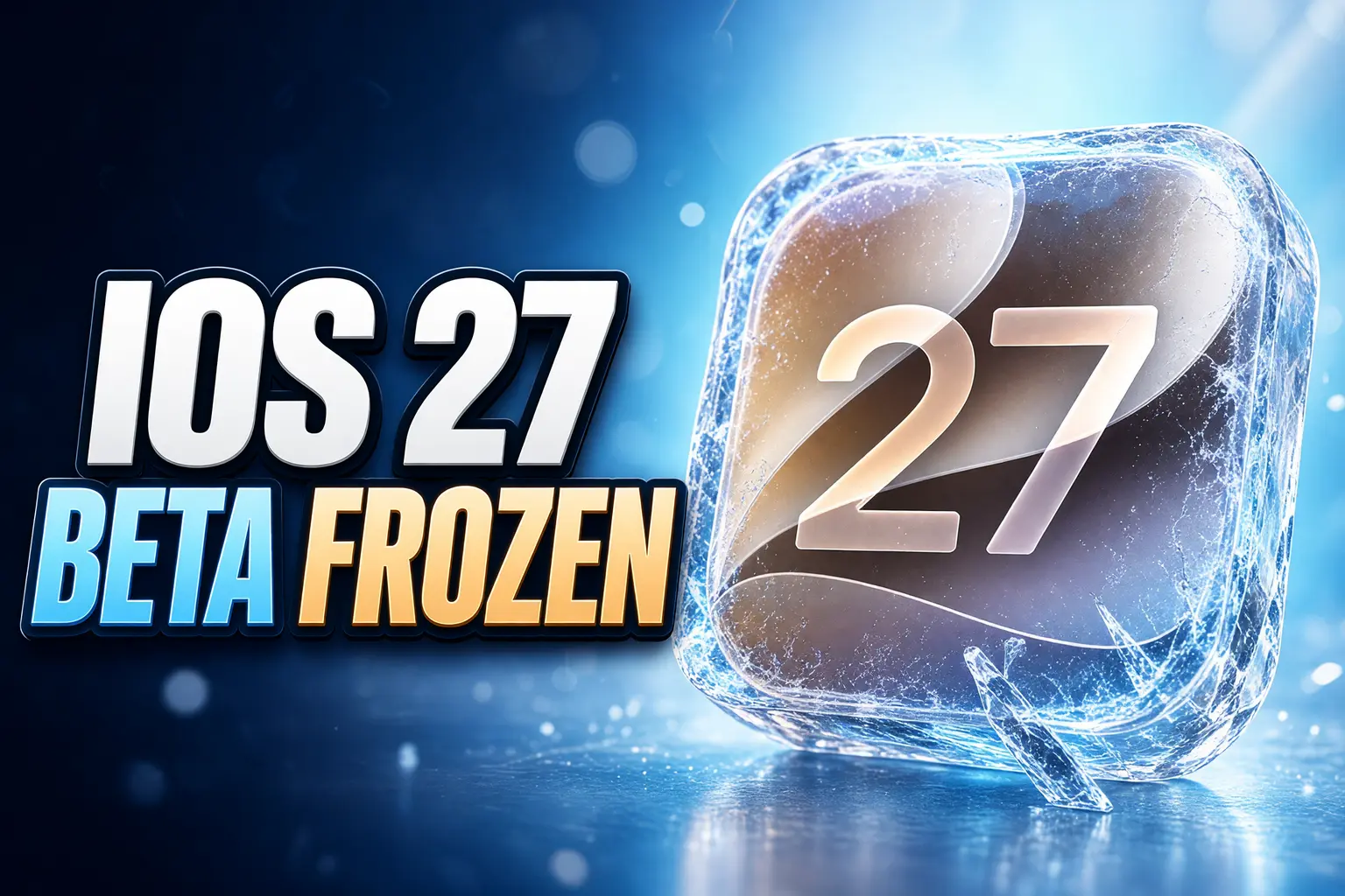 iOS 27 sixth public beta freeze before September event