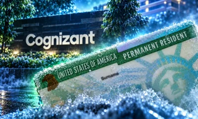 Cognizant PERM green-card filings suspended
