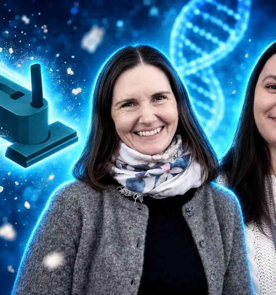 Airborne DNA identifies mock burglars in 22 homes