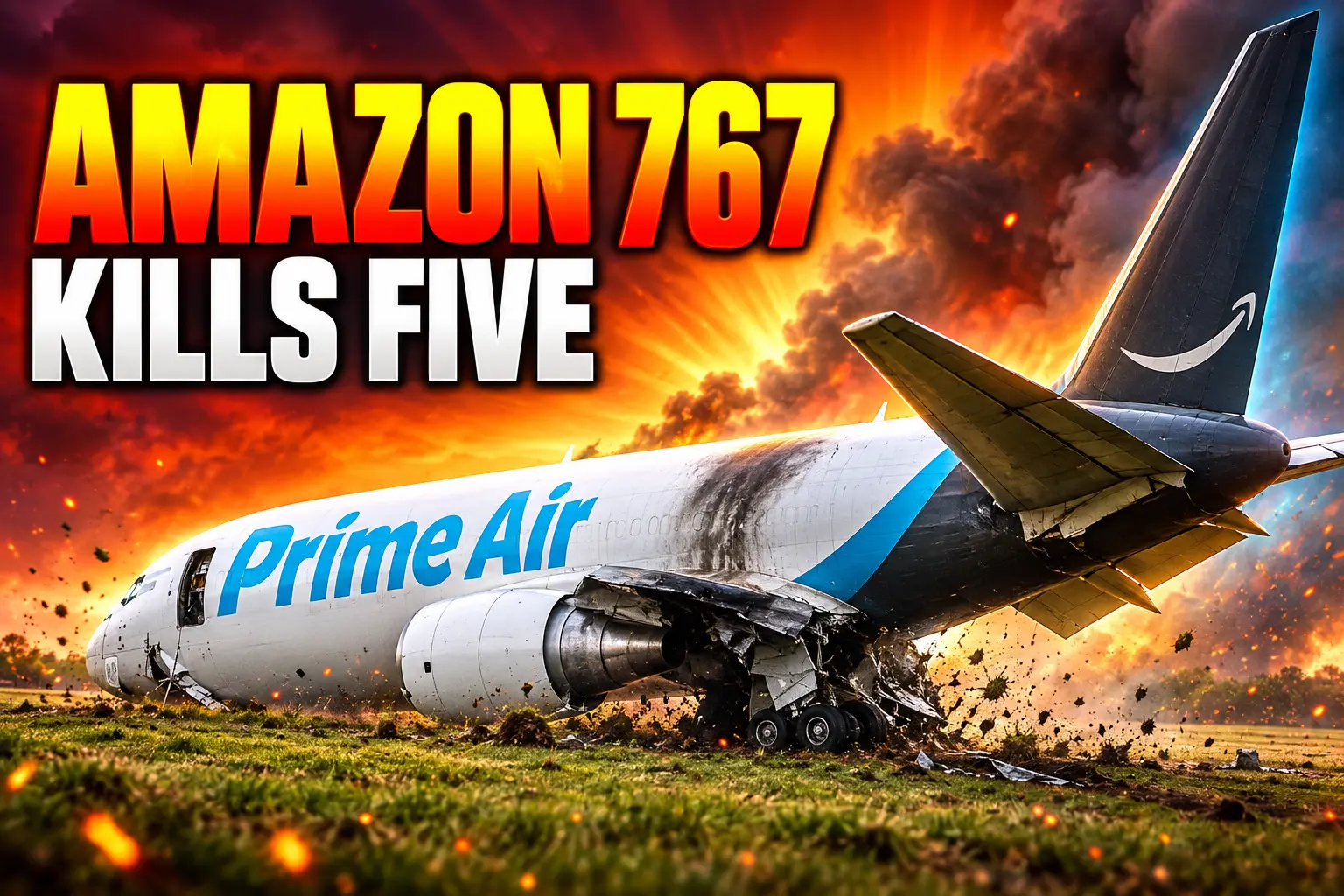 Amazon 21 Air 767 Miami runway overrun five dead