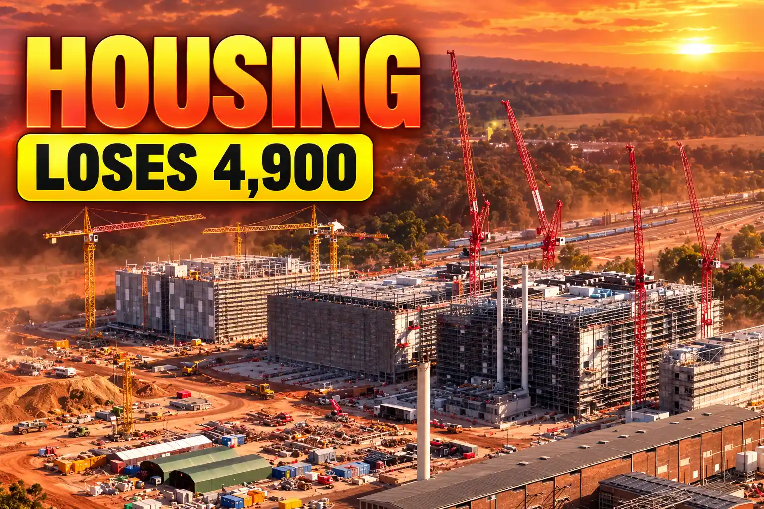 housing construction loses 4900 jobs to data centers