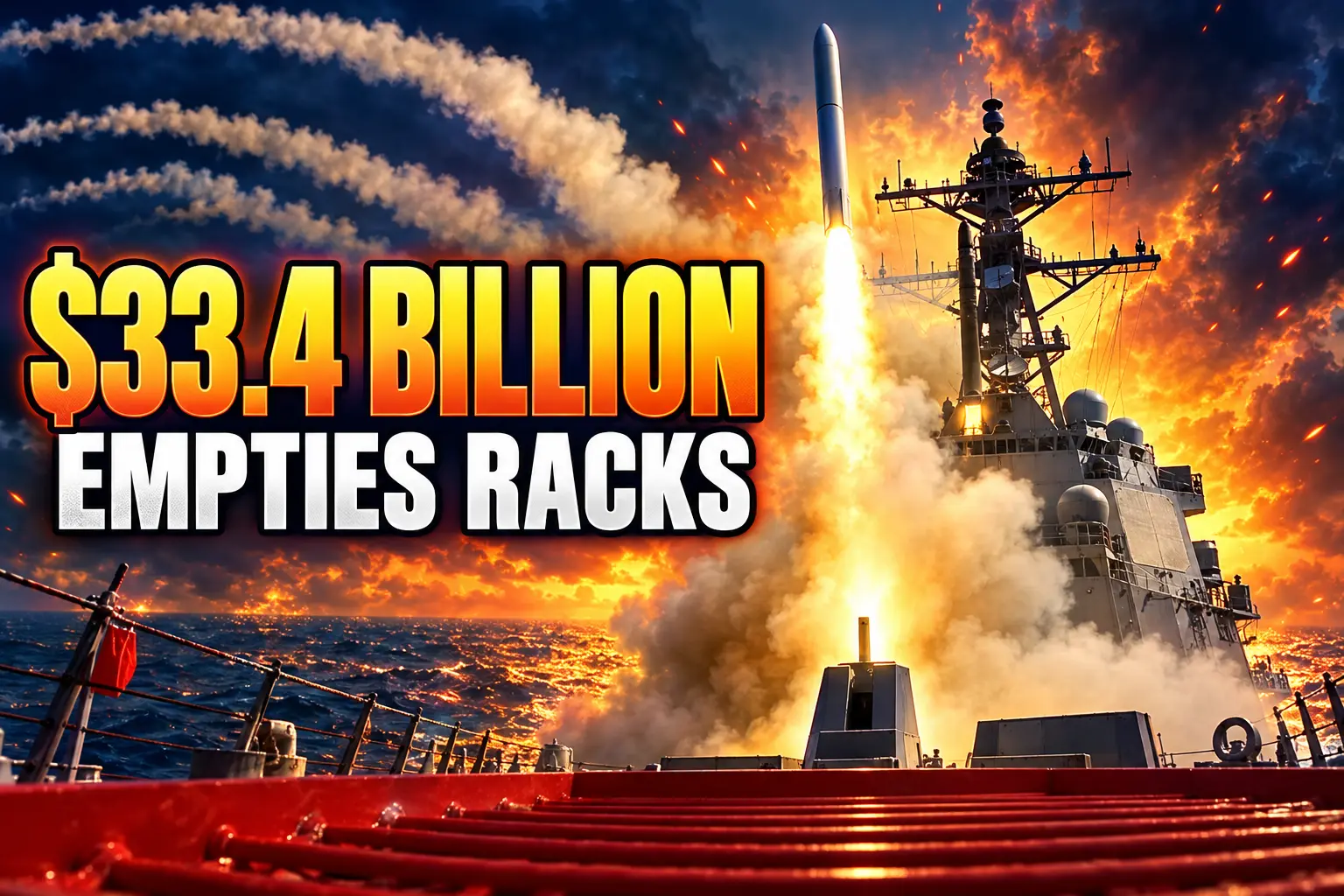 Operation Epic Fury $33.4 billion munitions shortfall report